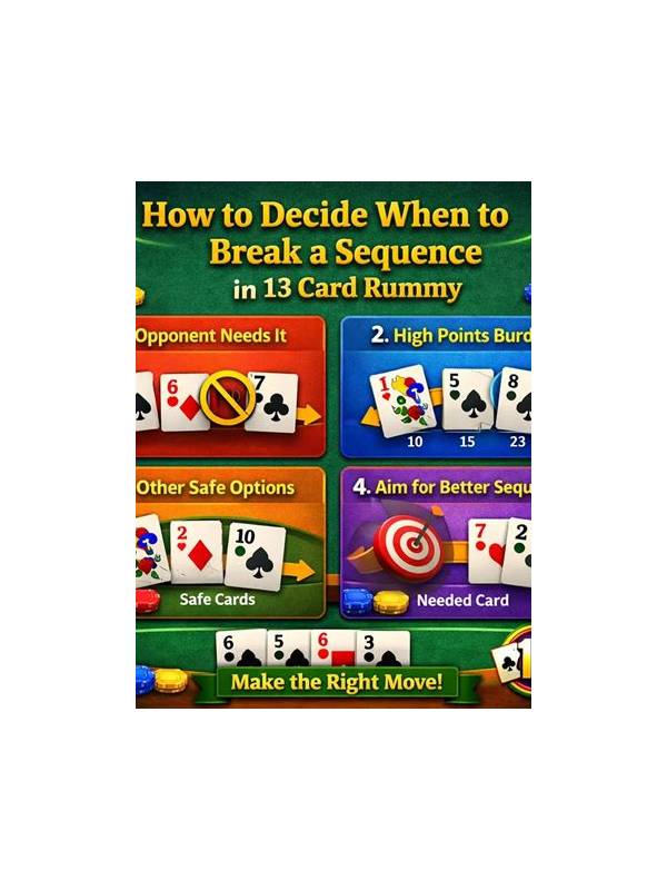 Rummy FAQ: What Is a Good Reason to Break a Partial Sequence?